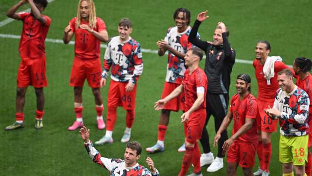 Titeljubel vorm Bildschirm: FC Bayern zum 34. Mal Meister
