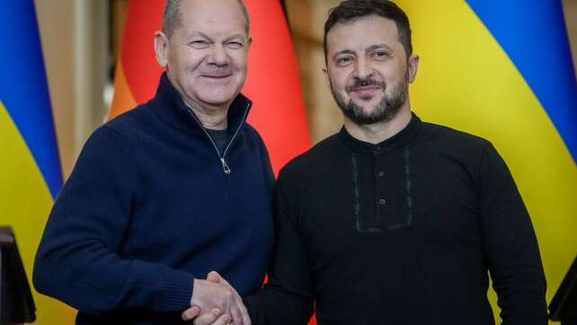 Scholz versichert Selenskyj «unverbrüchliche Solidarität»