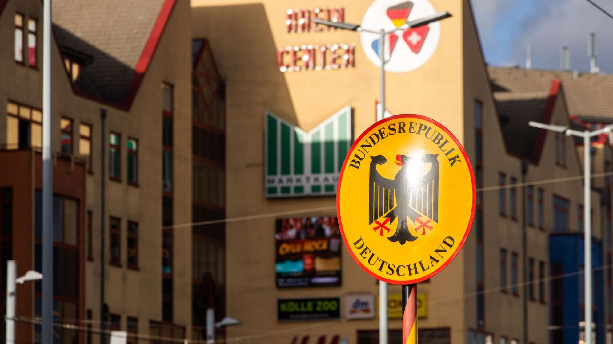 Grenze in Weil am Rhein