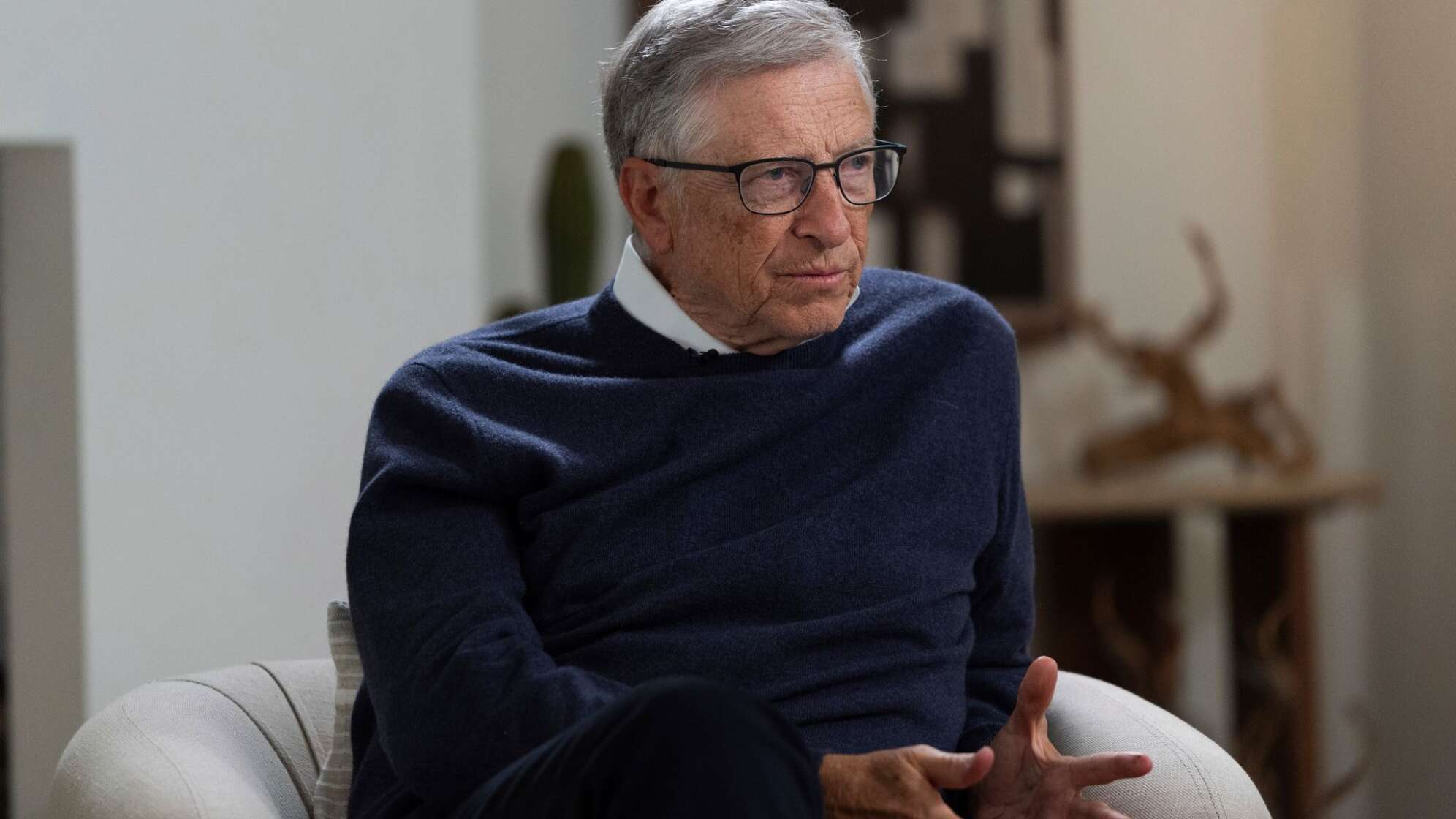 Microsoft-Gründer Bill Gates bei Interview
