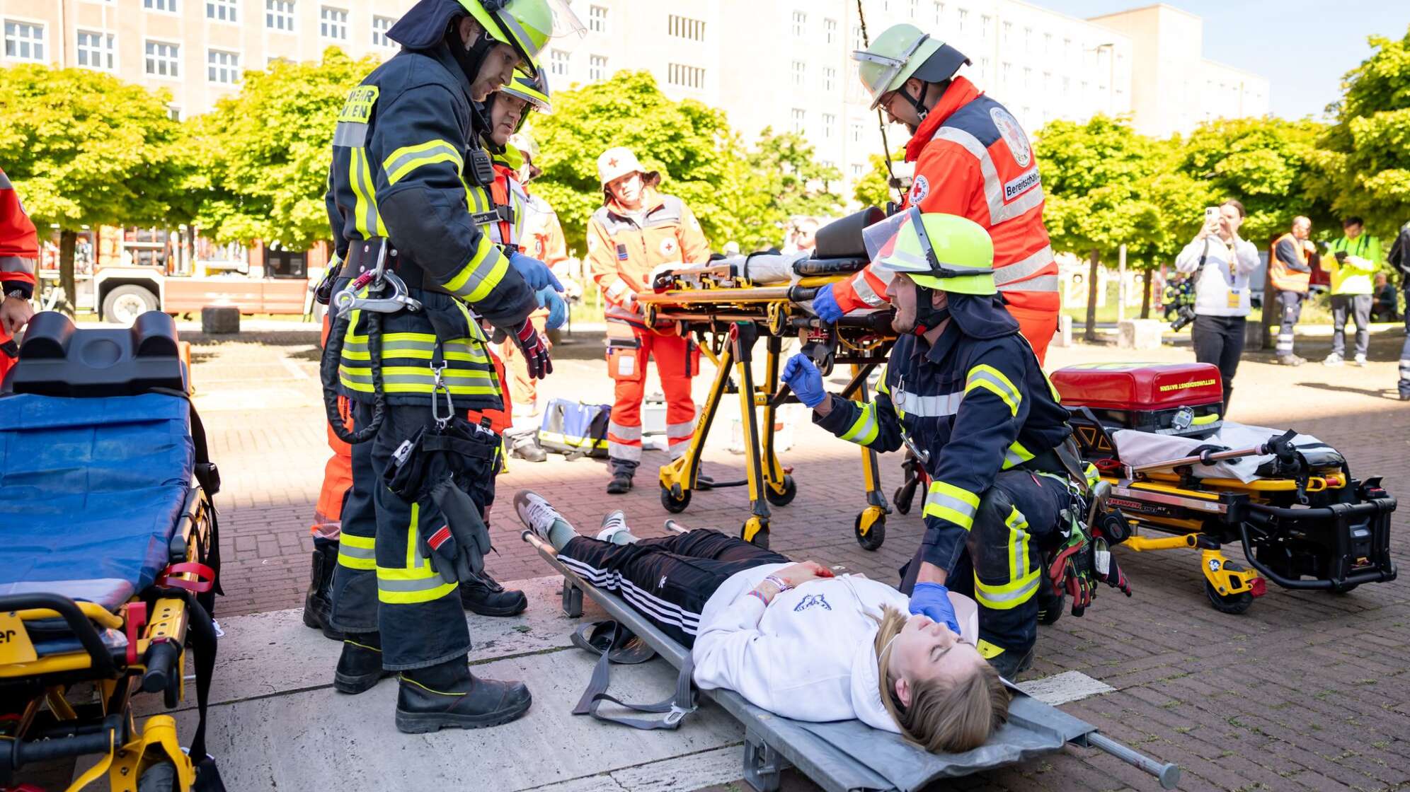 Katastrophenschutzübung "Löwenzahn"