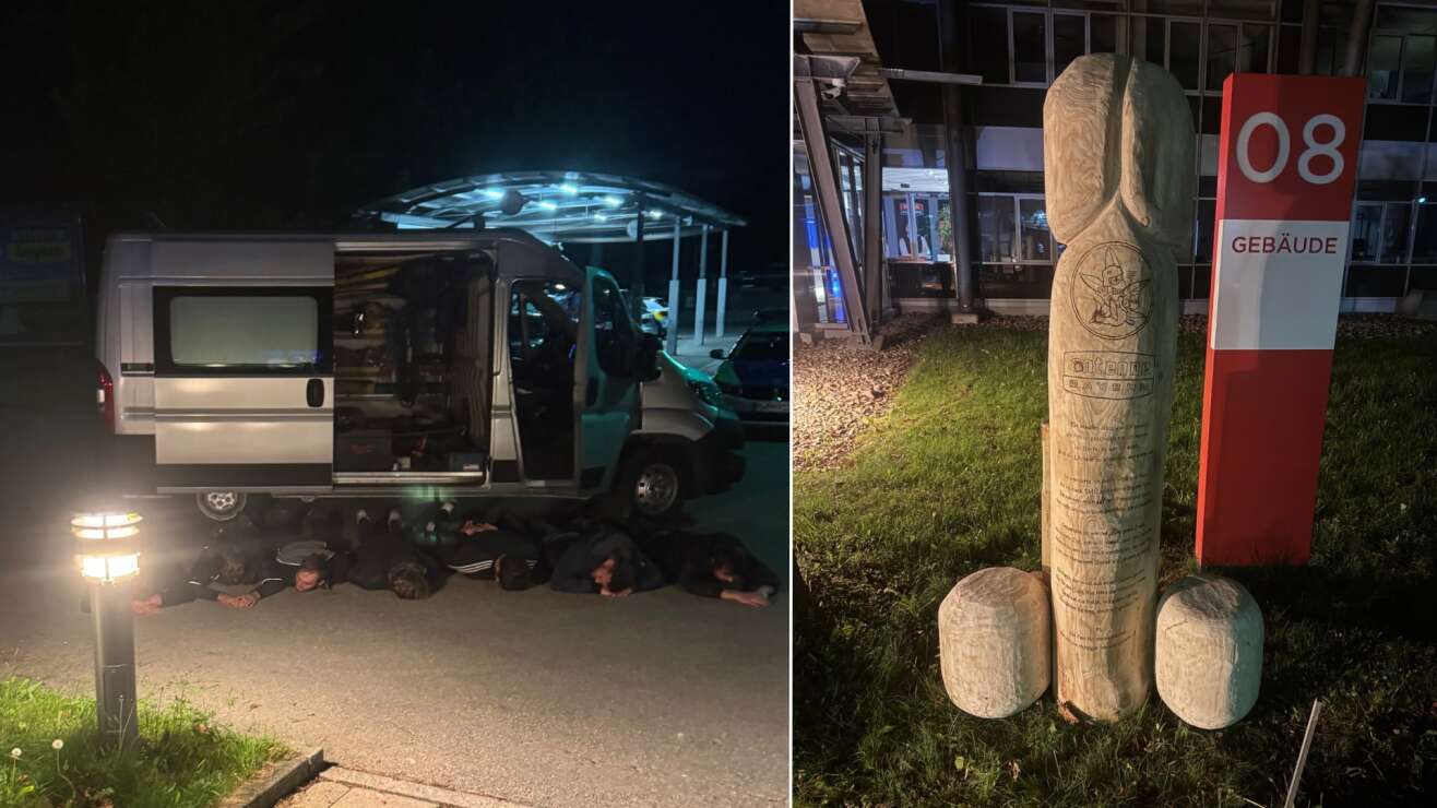 Aufregung bei ANTENNE BAYERN: Holzpenis löst Polizeieinsatz aus