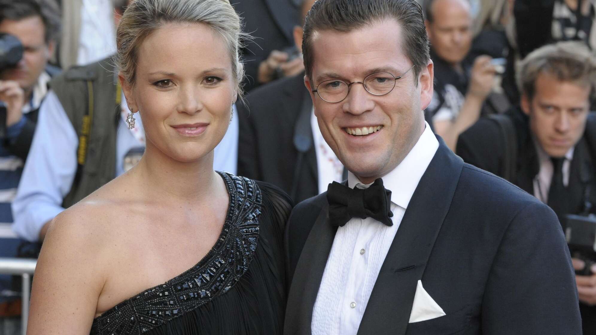 Karl-Theodor zu Guttenberg und seine Ex-Frau Stephanie