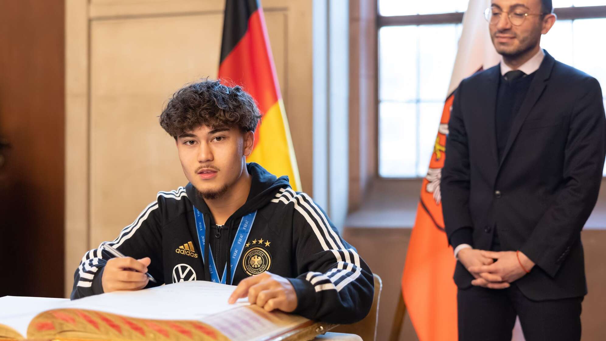 Empfang für U17-Fußballer nach der WM