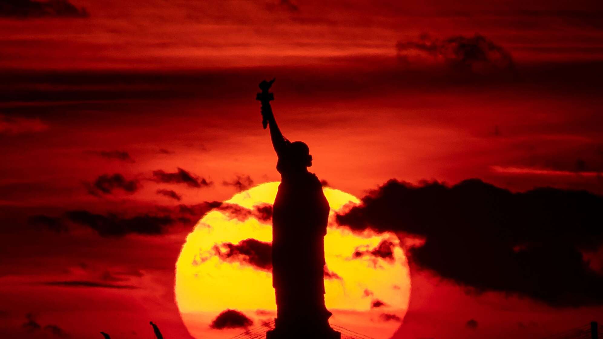 Sonnenuntergang in New York