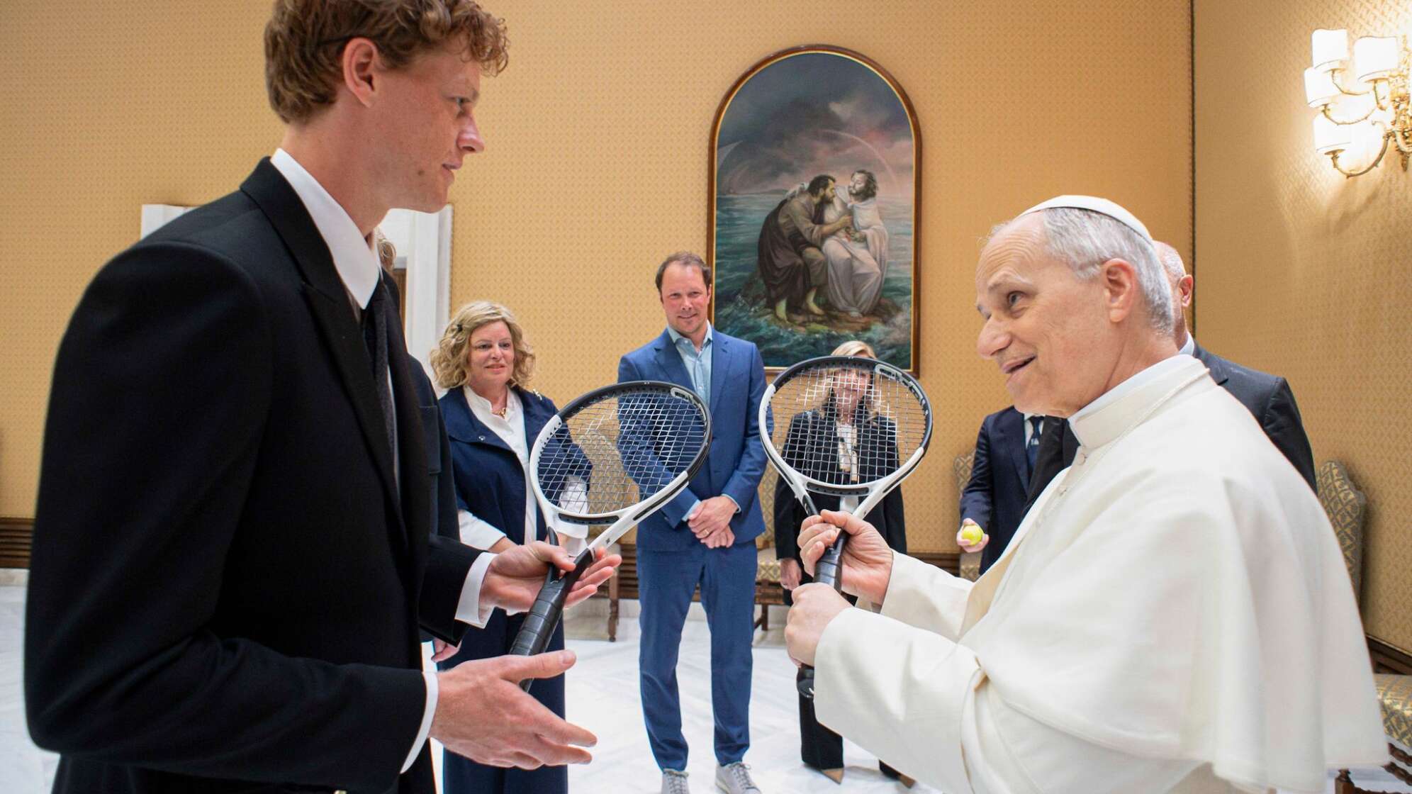 Papst Leo XIV. trifft Jannik Sinner