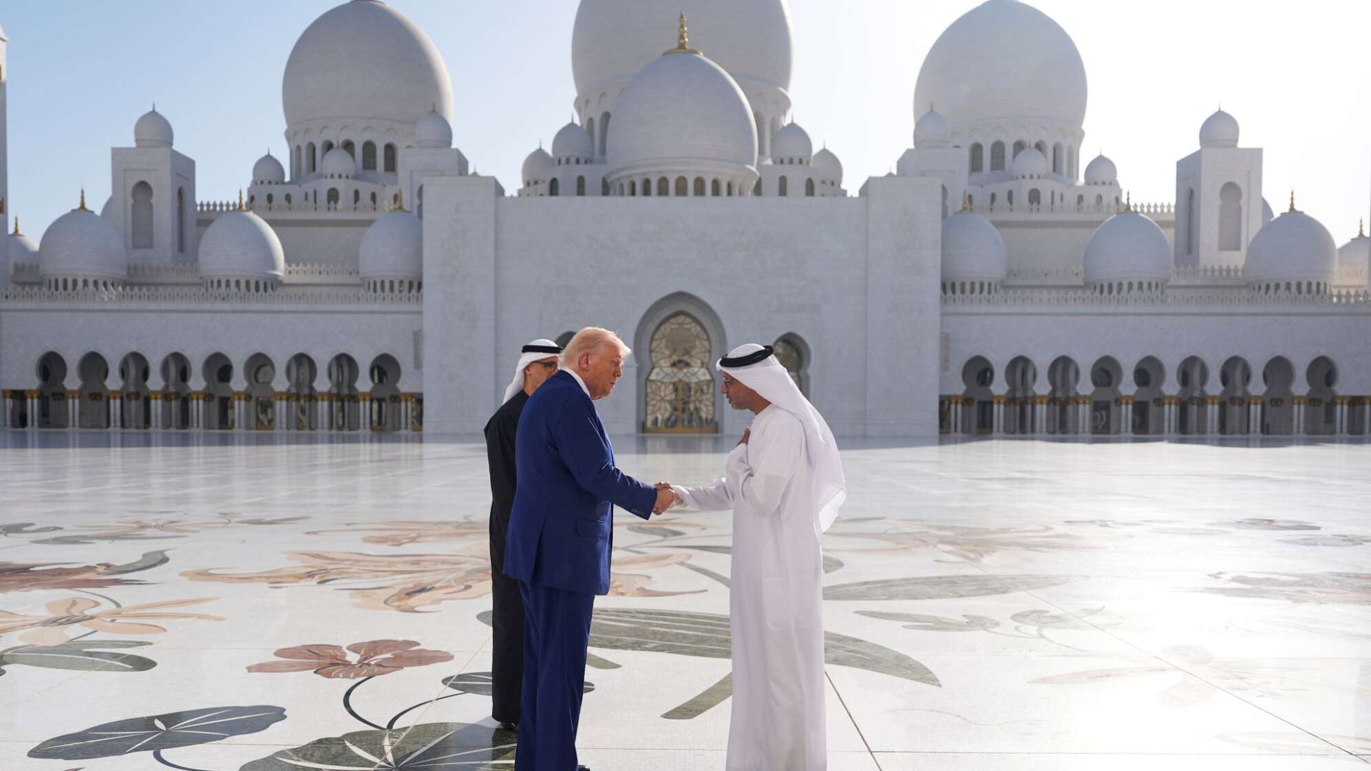 US-Präsident Trump im Nahen Osten - Abu Dhabi