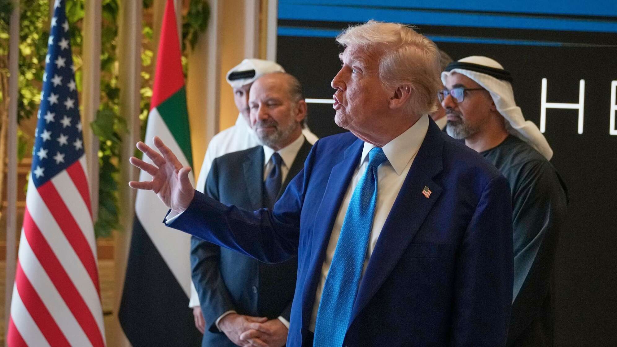 US-Präsident Trump im Nahen Osten - Abu Dhabi