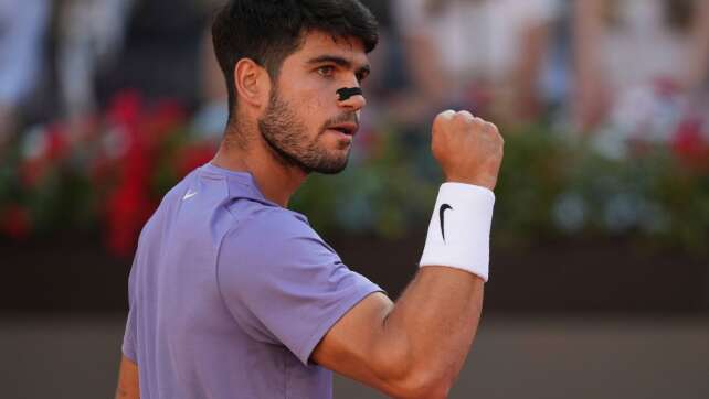 Tennis-Spektakel in Rom: Alcaraz stoppt Sinner