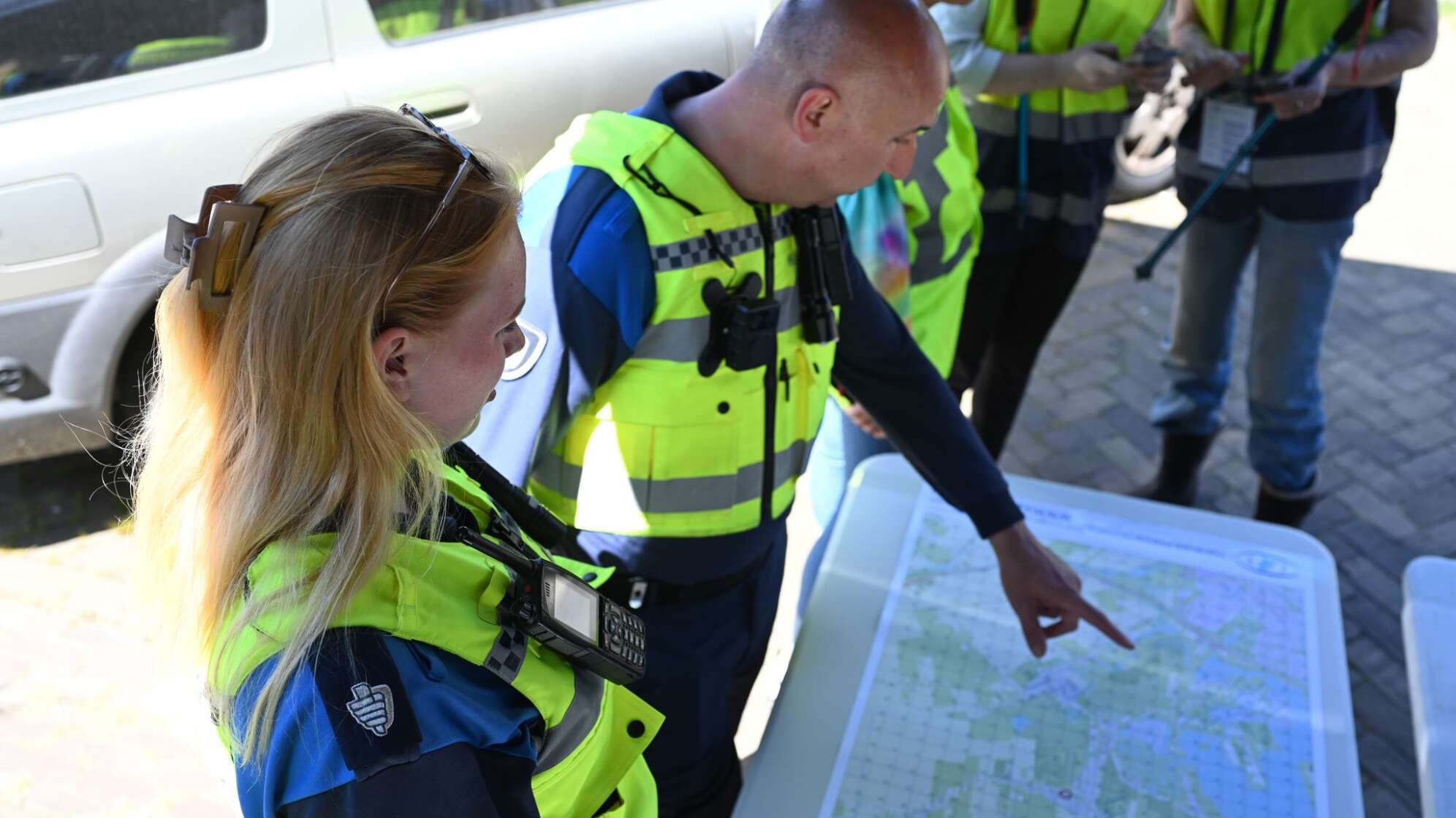 Großangelegte Suchaktion nach zwei Kindern in Grenznähe