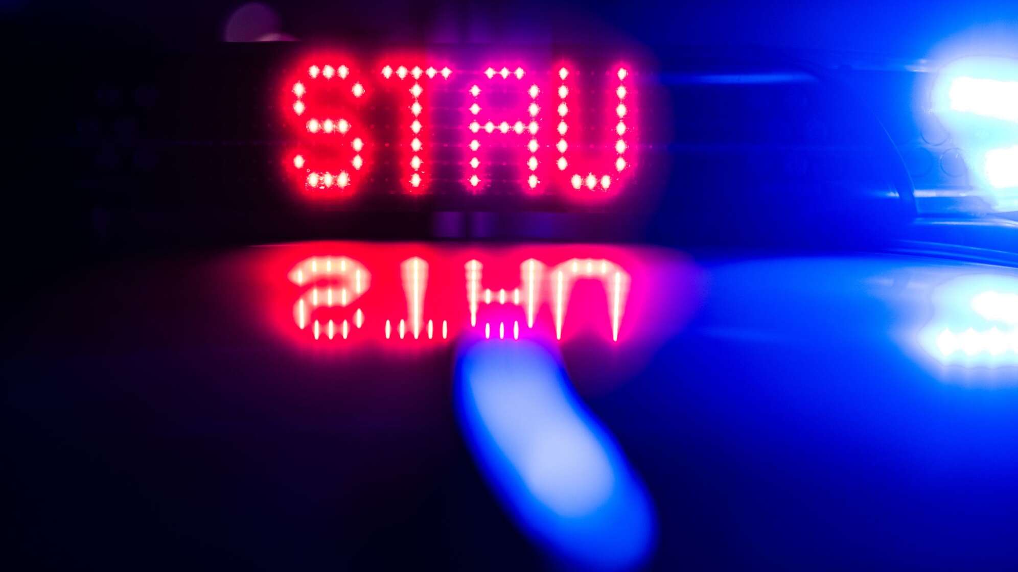 Stau-Schild