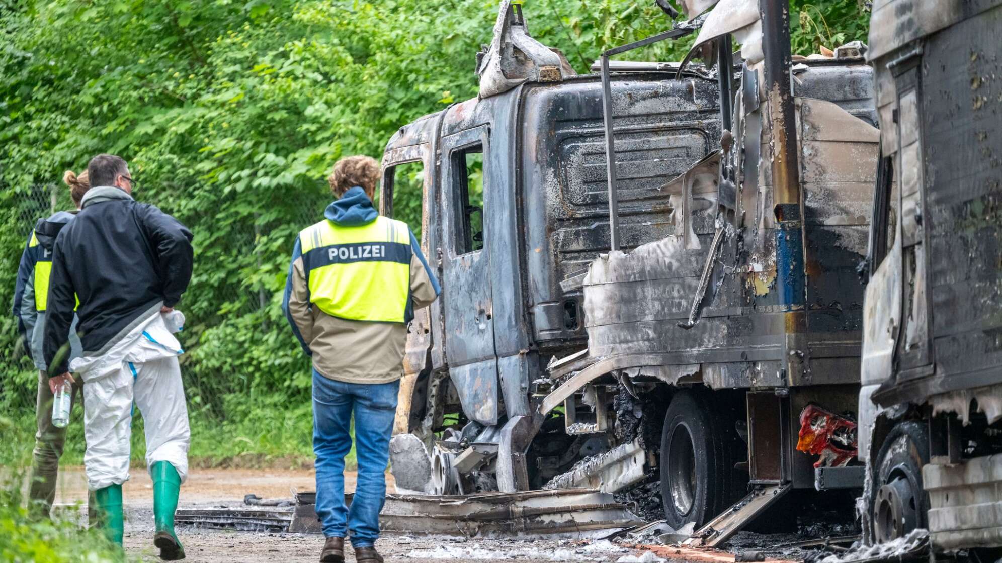 Brand bei der Reiterstaffel München