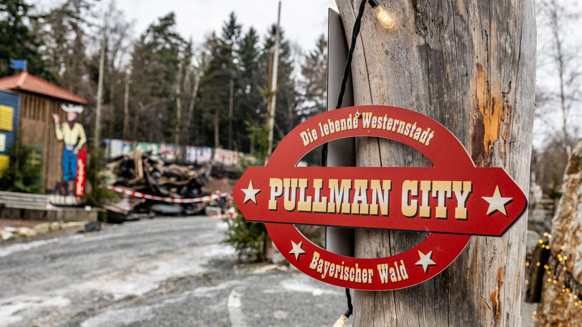 Nach dem Großbrand in der Westernstadt "Pullman City"