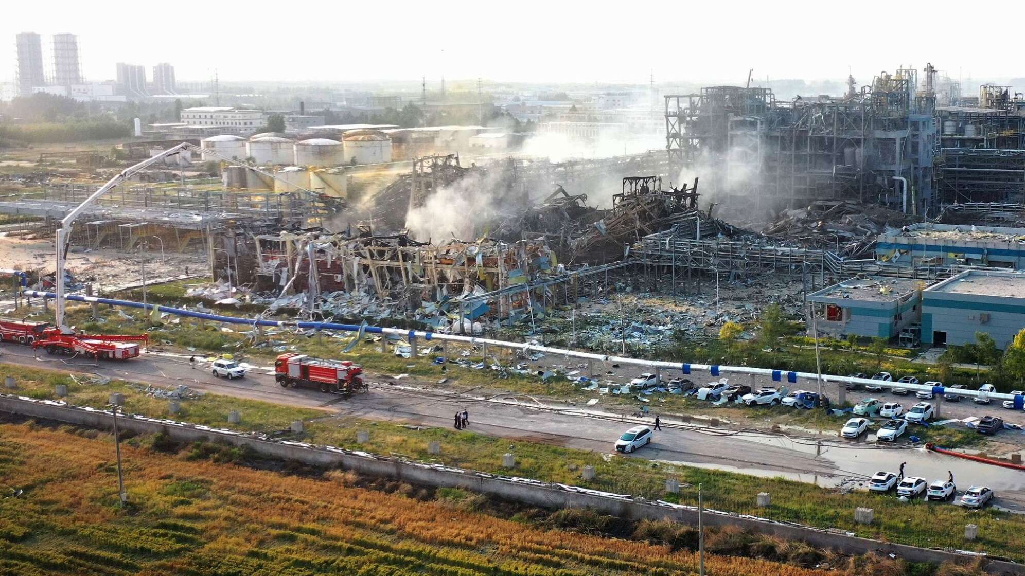 Tödliche Explosion in Chemiefabrik in China