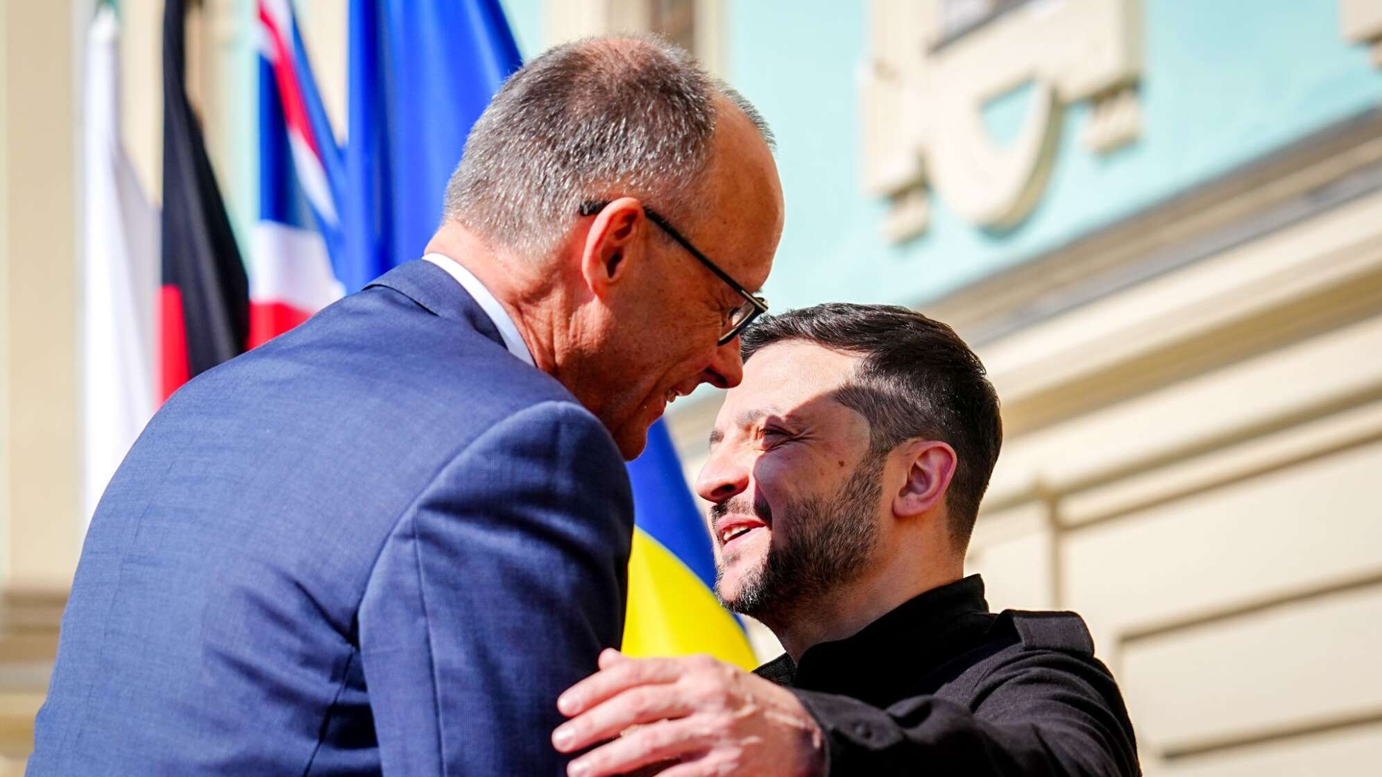 Friedrich Merz und Wolodymyr Selenskyj