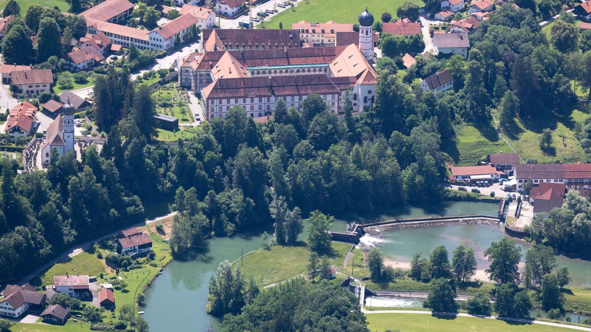 Luftaufnahme Kloster Beuerberg
