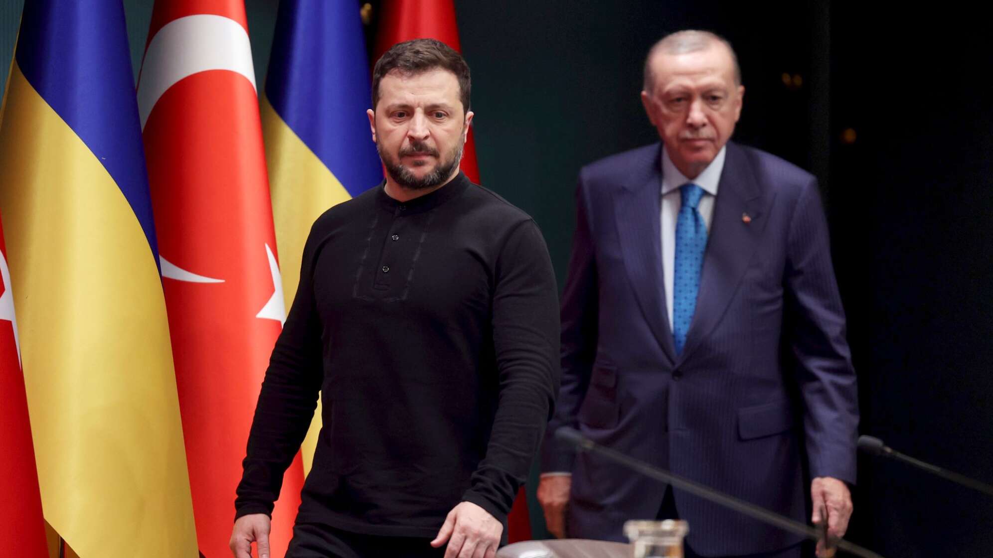 Präsident Selenskyj und sein türkischer Amtskollege Erdogan