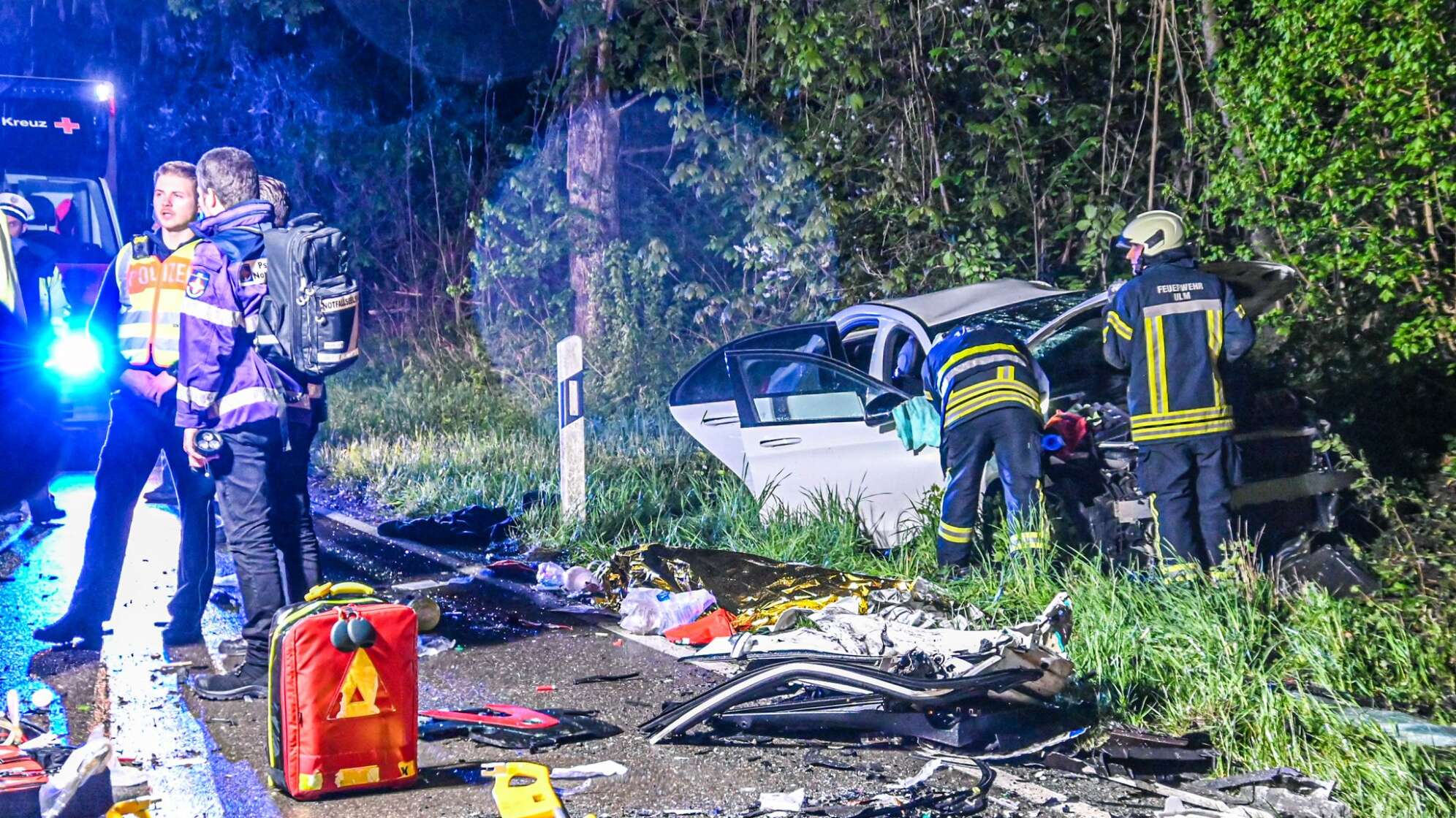 Tote bei schwerem Unfall in Ulm