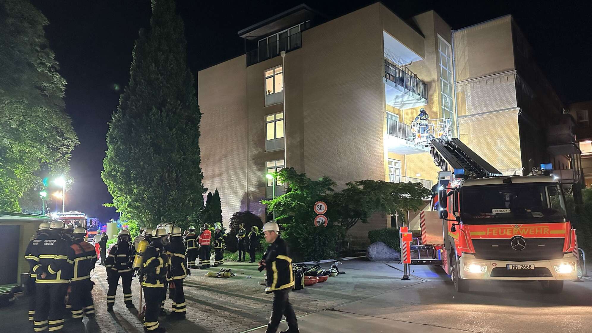 Brand in Hamburger Marienkrankenhaus