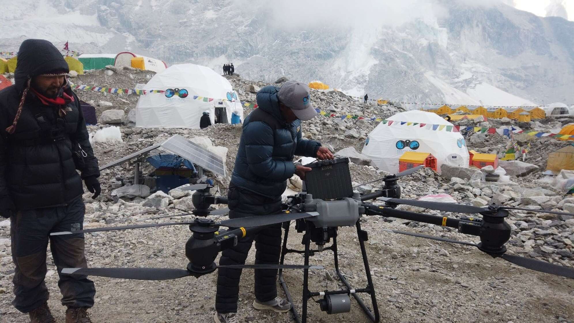 Drohnen-Einsatz am Mount Everest