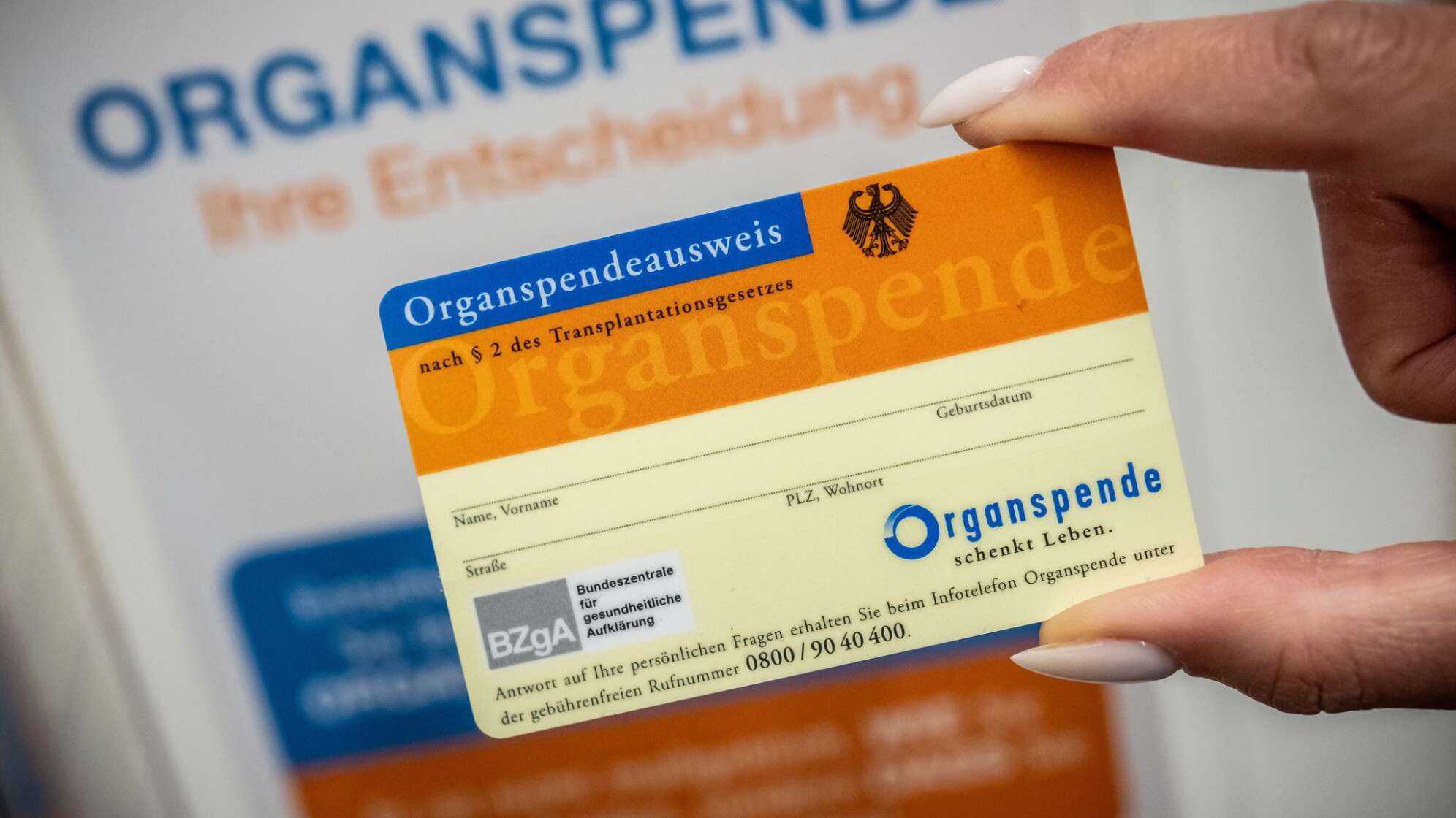 Organspendeausweis