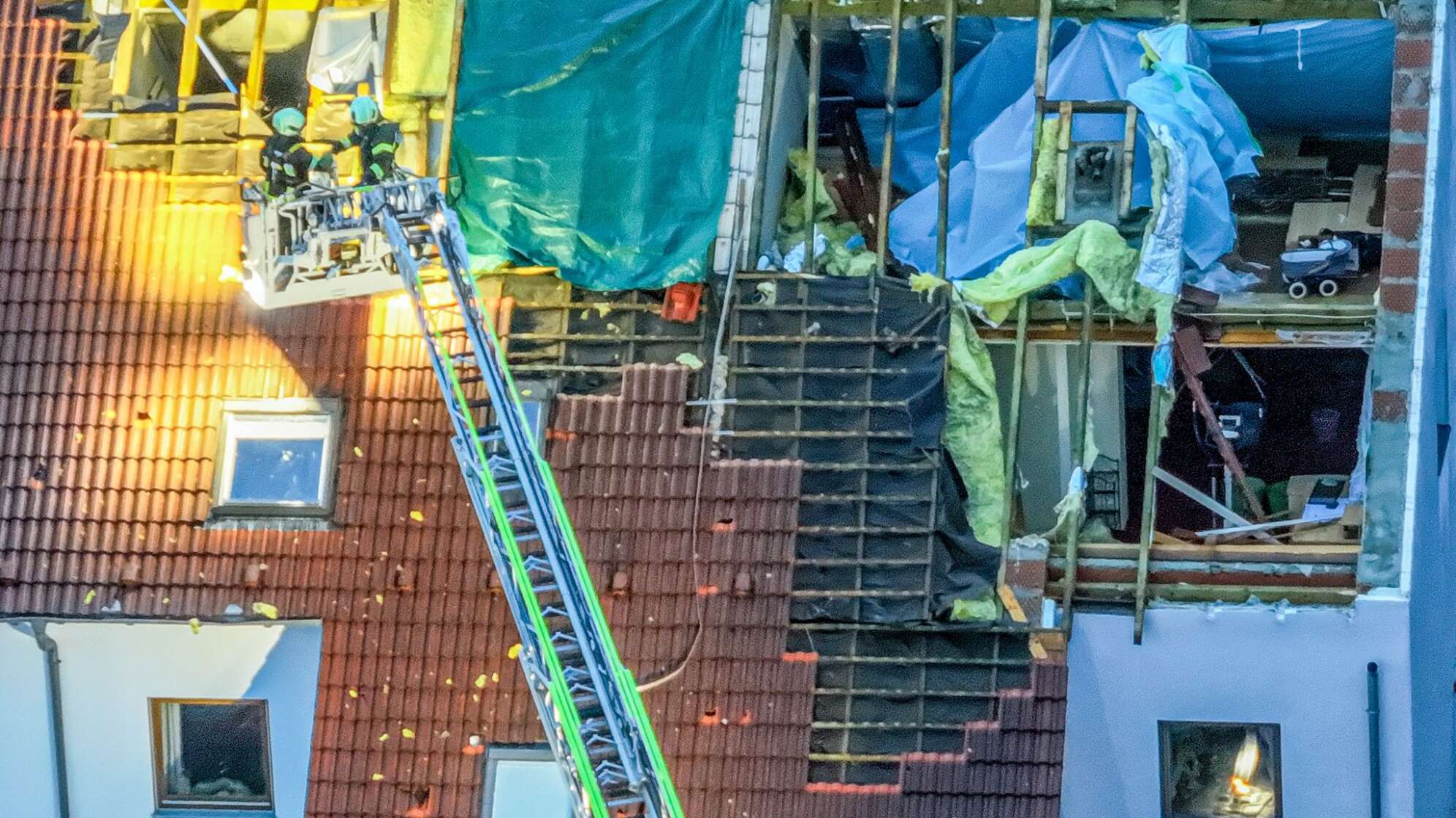 Nach dem Unwetter in Baden-Württemberg - Donaustetten
