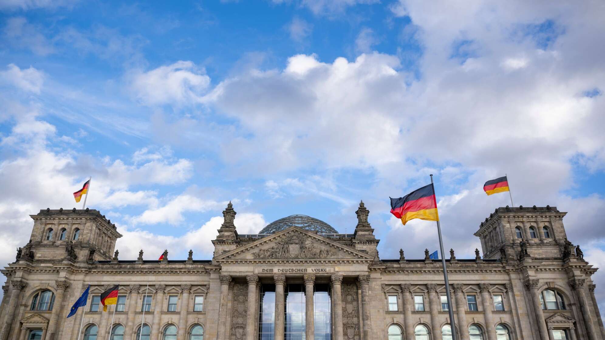 Das Reichstagsgebäude in Berlin - der Sitz des Bundestags