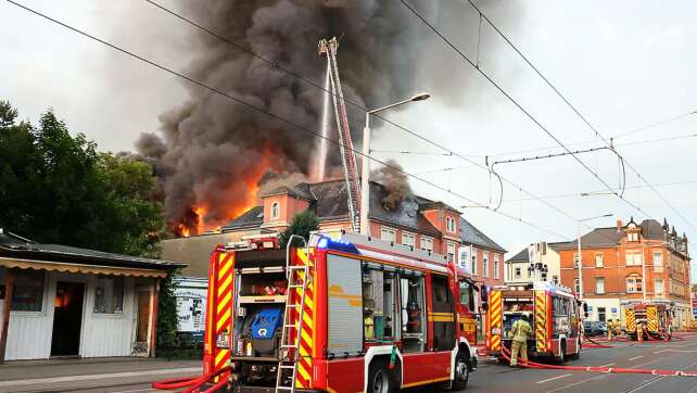 Feuer in ehemaliger Staatsoperette weitestgehend gelöscht