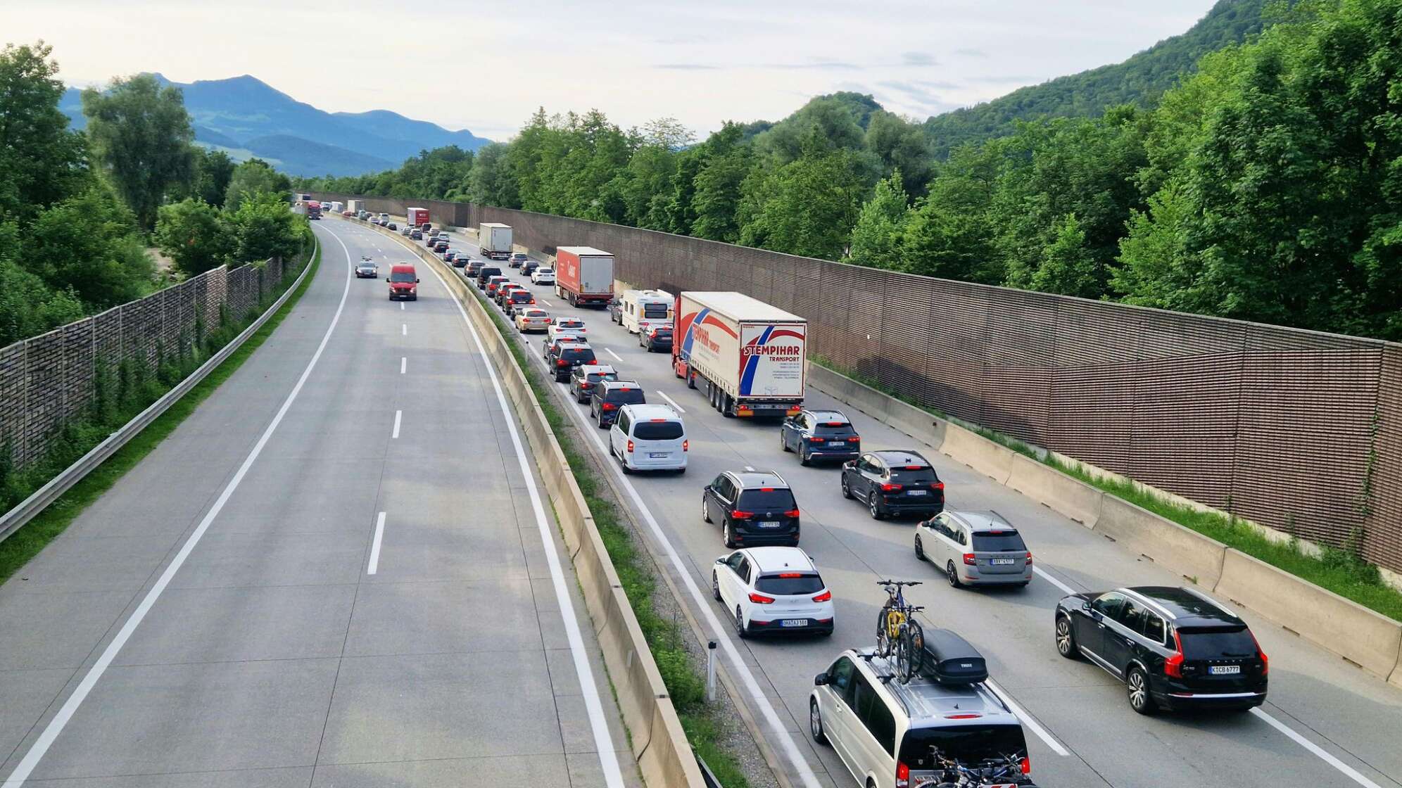 Pfingstreiseverkehr in Österreich