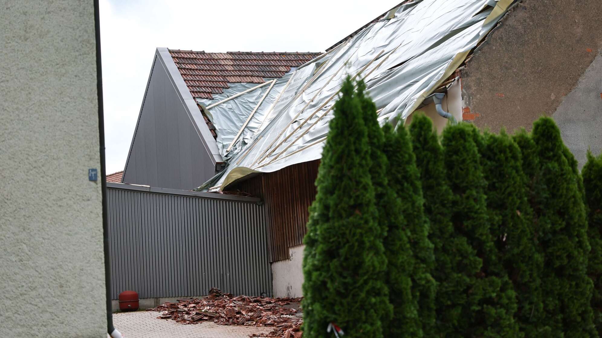 Nach Sturm in der Oberpfalz