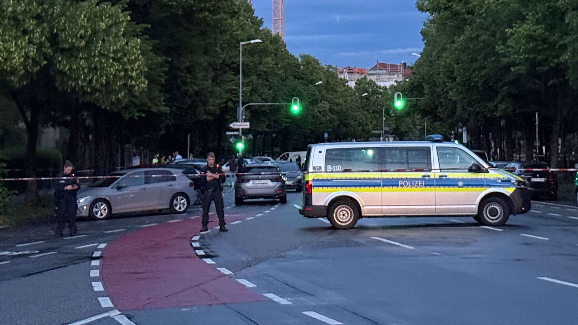Polizei setzt Schusswaffe in München ein