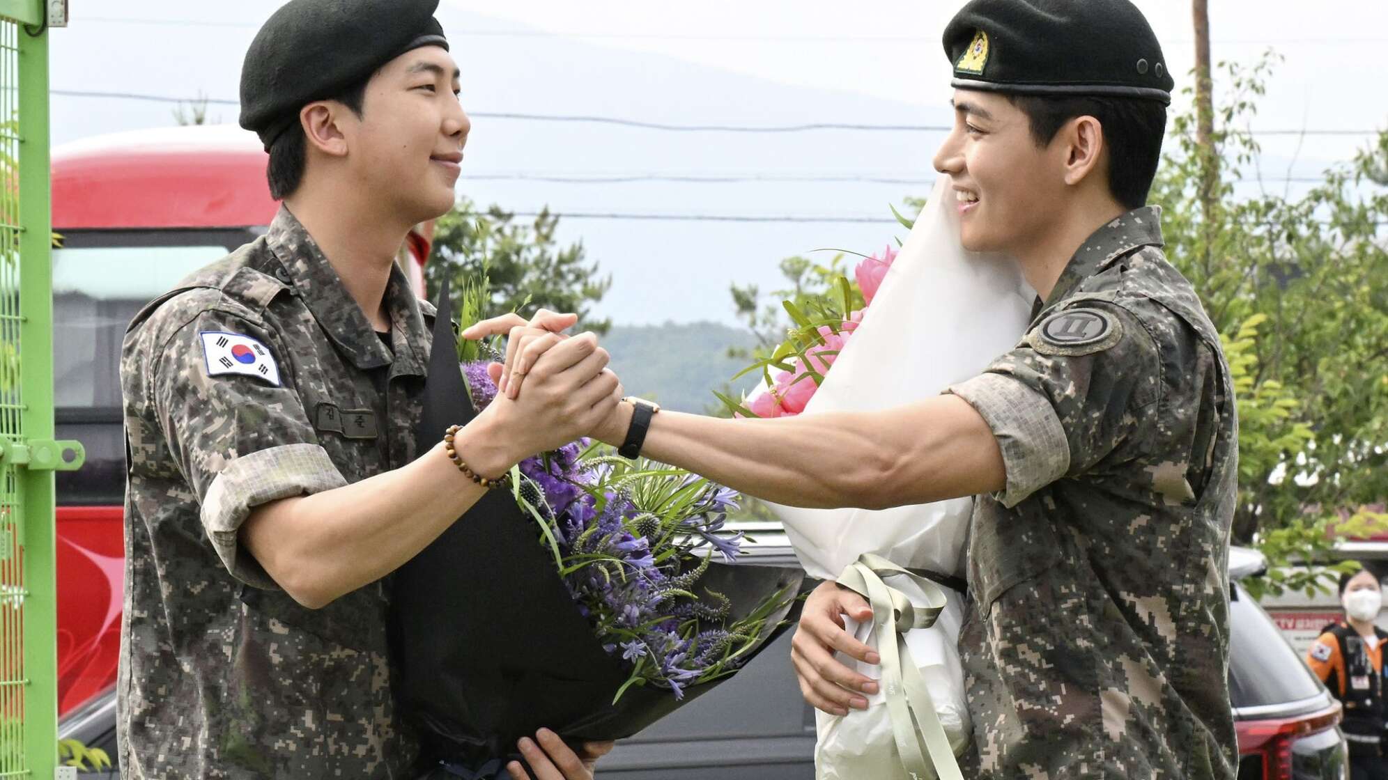 BTS-Mitglieder aus dem Militärdienst entlassen