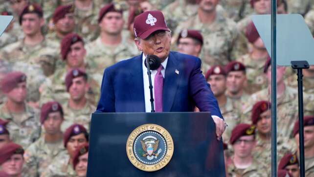 «Sie zerstören dich»: Trump beschwört Stärke des US-Militärs
