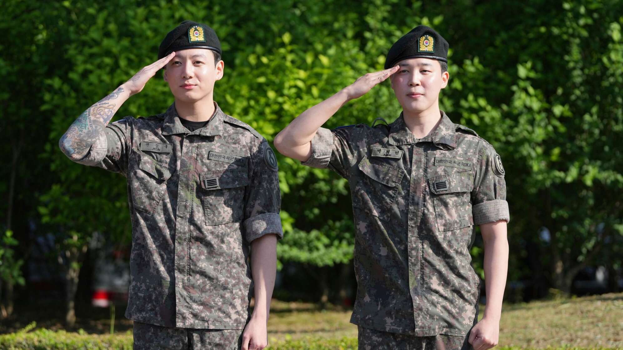 BTS-Mitglieder aus dem Militärdienst entlassen