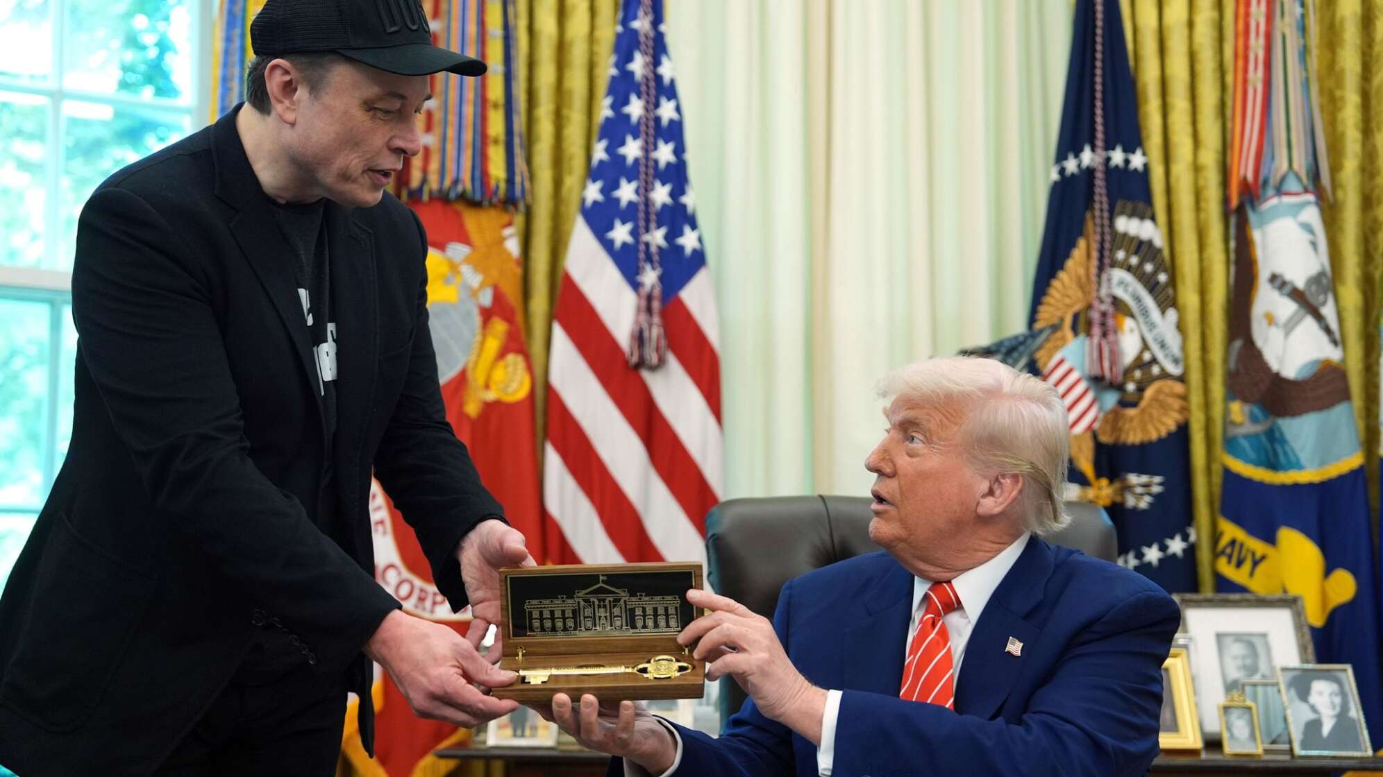 Trump verabschiedet Musk auf gemeinsamer Pressekonferenz