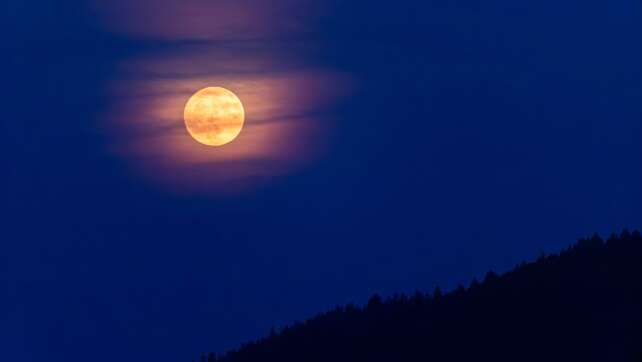 Wie lässt sich der Erdbeermond in Bayern beobachten?