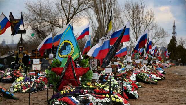 Kiew: Eine Million russische Soldaten getötet oder verletzt