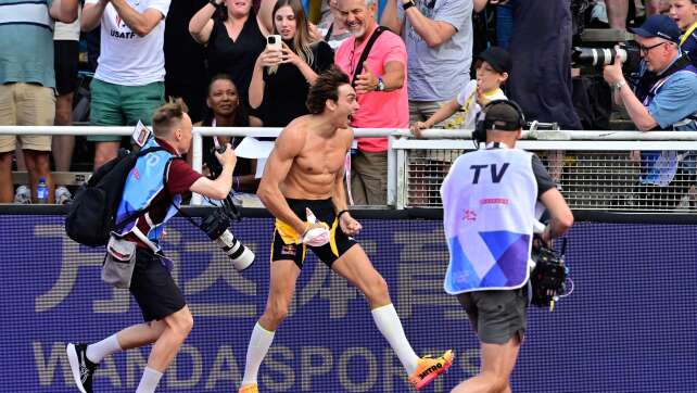 Olympiasieger Duplantis erneut mit Stabhochsprung-Weltrekord