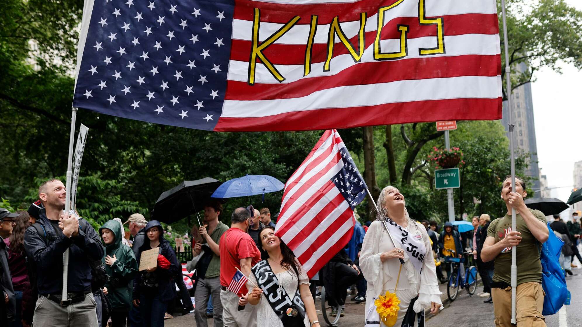 "No Kings"-Proteste in New York