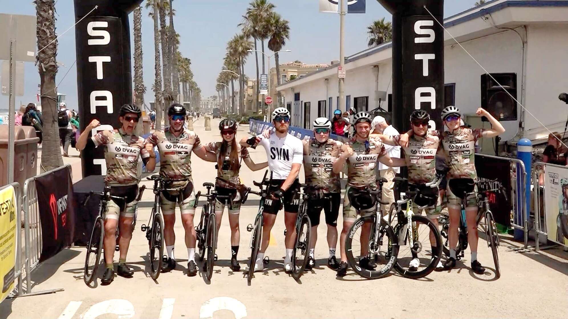 Joey Kelly und Team bei Extrem-Radrennen in USA