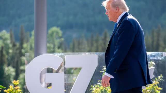 Da waren es nur noch sechs: Trump verlässt G7-Gipfel
