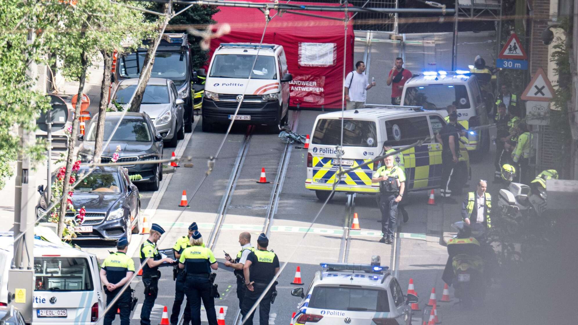 Kind stirbt bei Unfall mit Polizeiauto in Antwerpen
