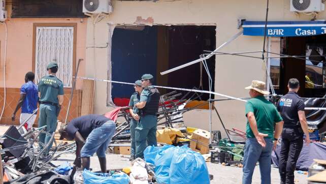 Zahlreiche Verletzte bei Explosion in spanischer Kneipe