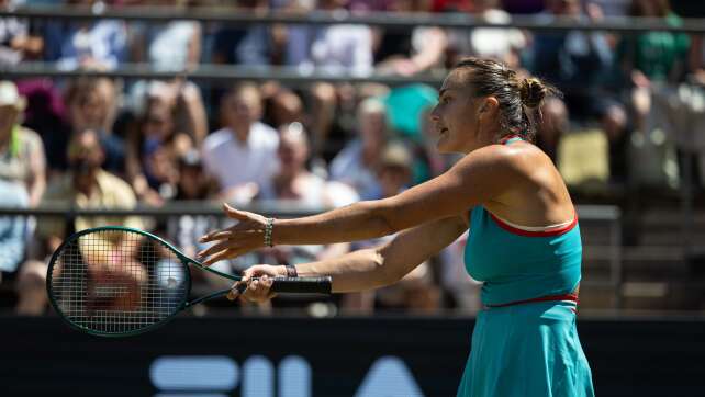 Wieder kein Rasentitel: Sabalenka verpasst Finale in Berlin