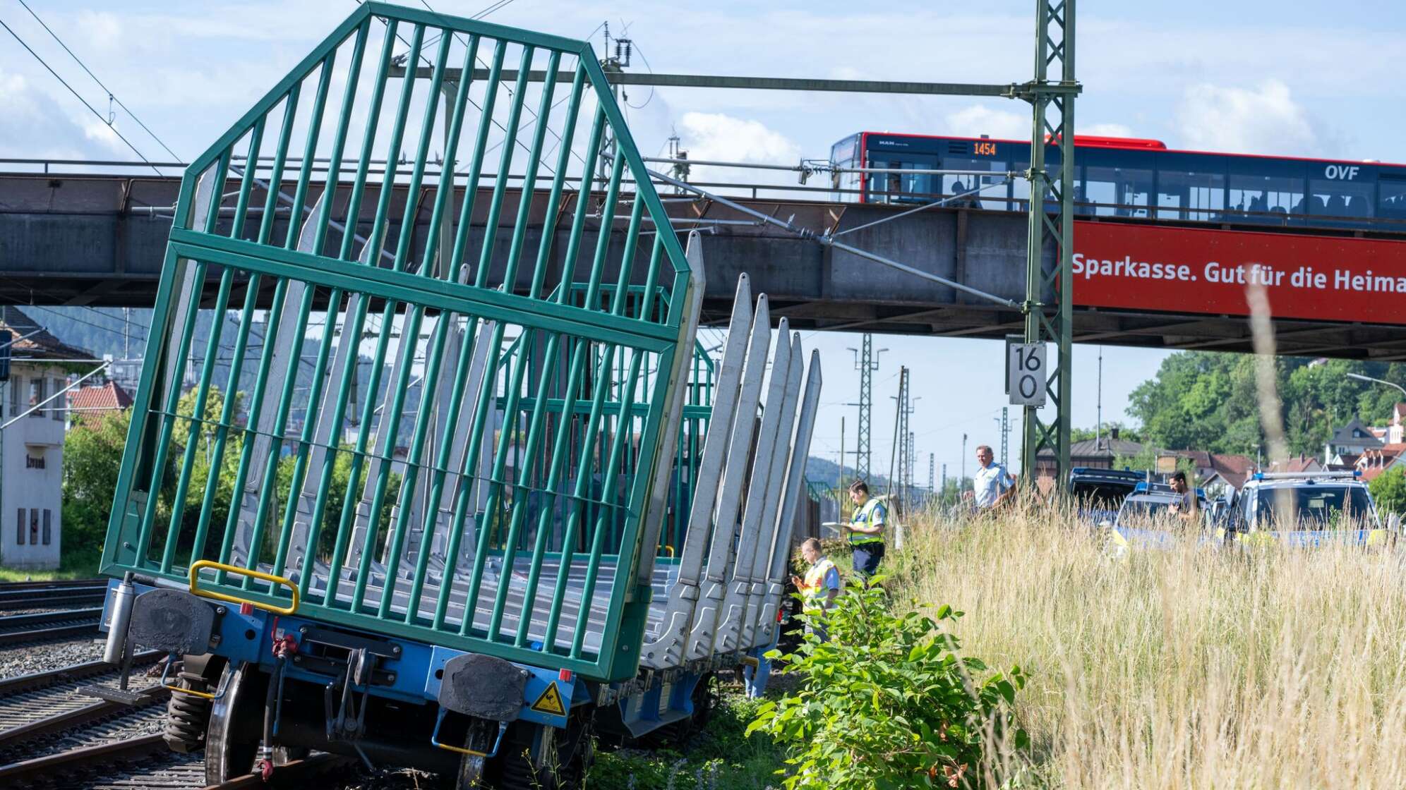 Unfall bei Rangierarbeiten im Bahnhof Kronach