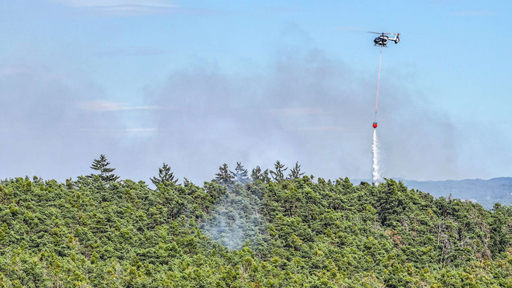 Waldbrand bei Wendelstein