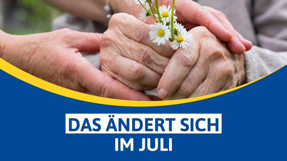 Das bringt der Juli 2025: Rentenerhöhung, Pflege-Updates, neue Bargeld-Regeln & DHL-Preise