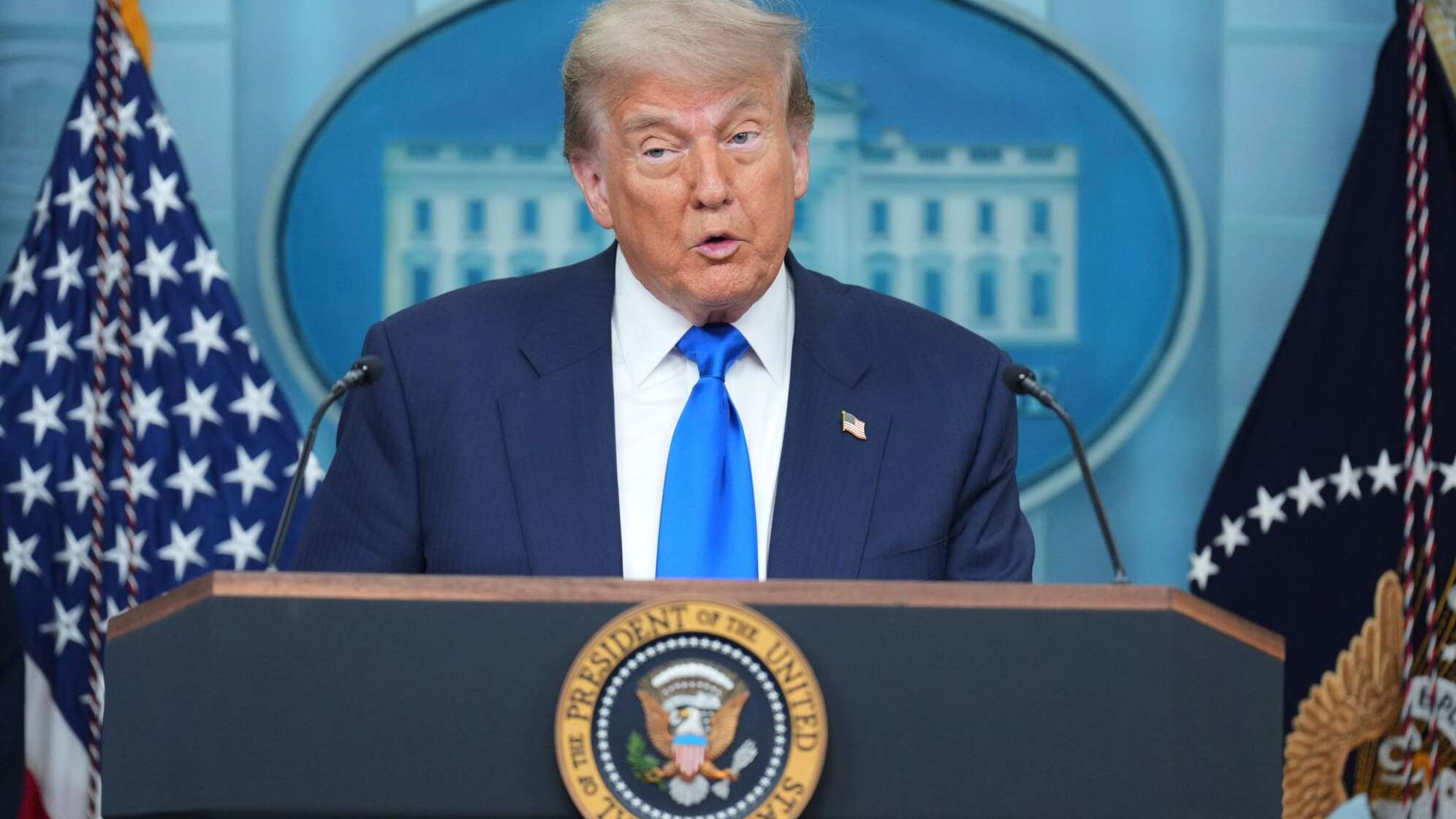 Pressekonferenz im Weißen Haus