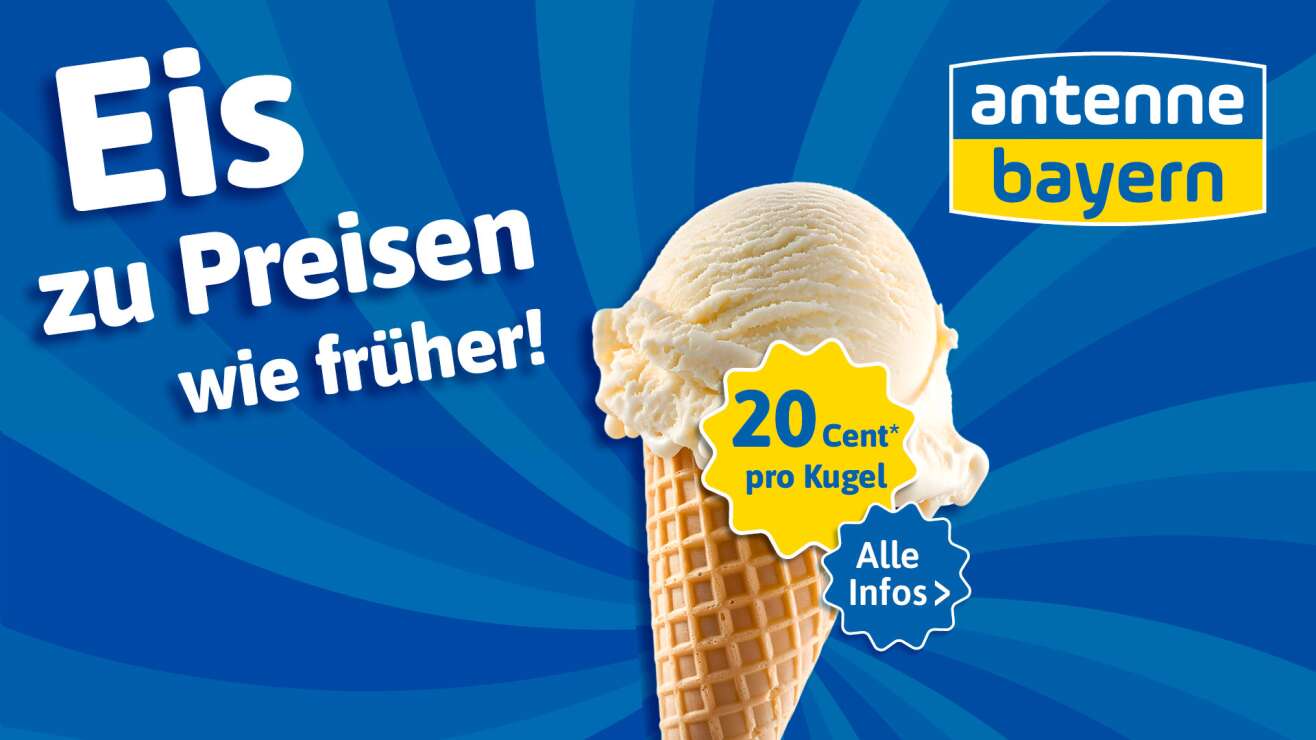 ANTENNE BAYERN Flashback Sommer: Eis zu Preisen wie früher!