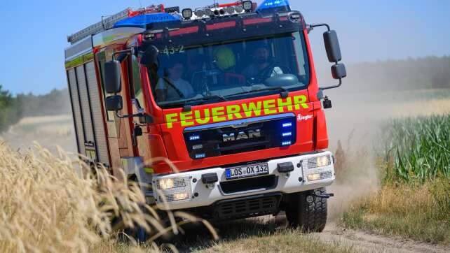 Waldbrand nördlich von Nürnberg löst Großeinsatz aus